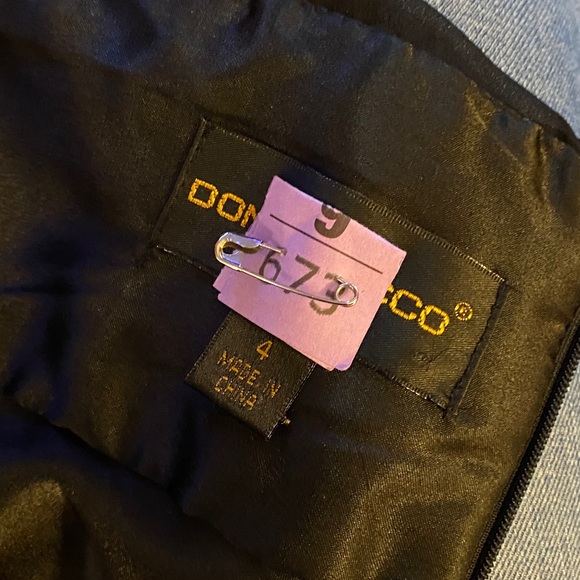 🥀 Silk Donna Ricco Ruffle Dress - Sz 4 - Picture 7 of 9